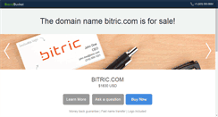 Desktop Screenshot of bitric.com