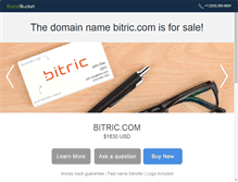 Tablet Screenshot of bitric.com